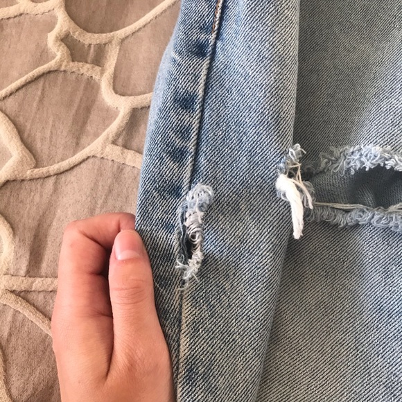 Vintage L.e.i Ripped Boyfriend Jeans - Picture 3 of 7